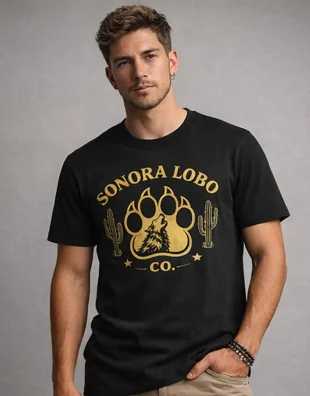 Sonora Lobo Oro Men’s T-shirt